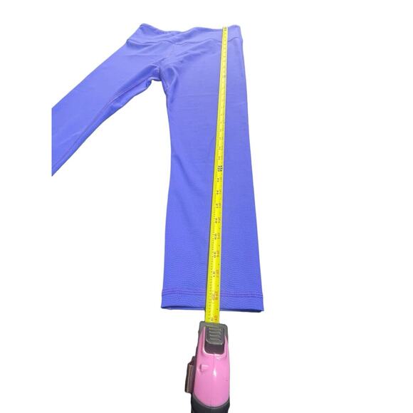 Zyia Active Womens 8 - 10 Tight Legging Crop Purple Compression Active Cropped - Picture 8 of 11